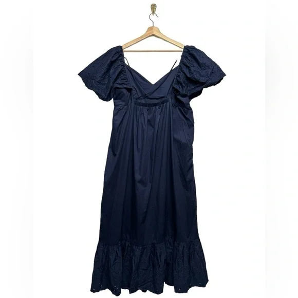 NWT EN SAISON Barnette Dress Navy 1X - Picture 9 of 11